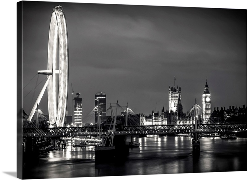 Thames and Eye of London | Great Big Canvas