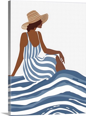 The Girl In The Striped Dress