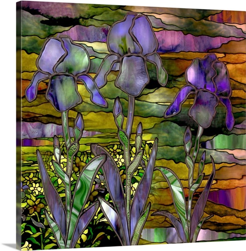 Three Irises Wall Art, Canvas Prints, Framed Prints, Wall Peels | Great ...