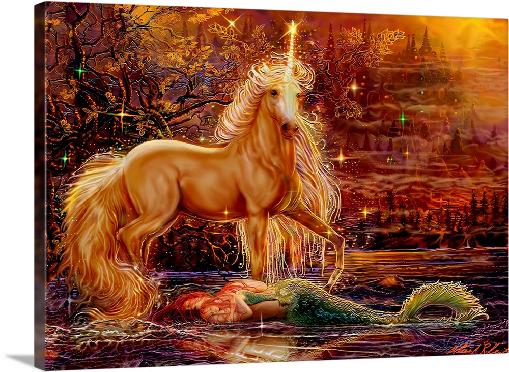 Unicorn and Mermaid II