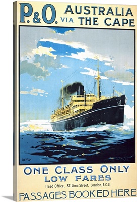 Vintage Advertising Poster - P.