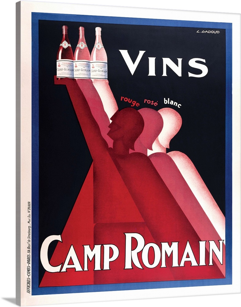 Vins Camp Romainwine bottle vintage