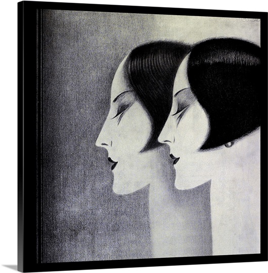 Vintage Art Deco Print Wall Art, Canvas Prints, Framed Prints, Wall