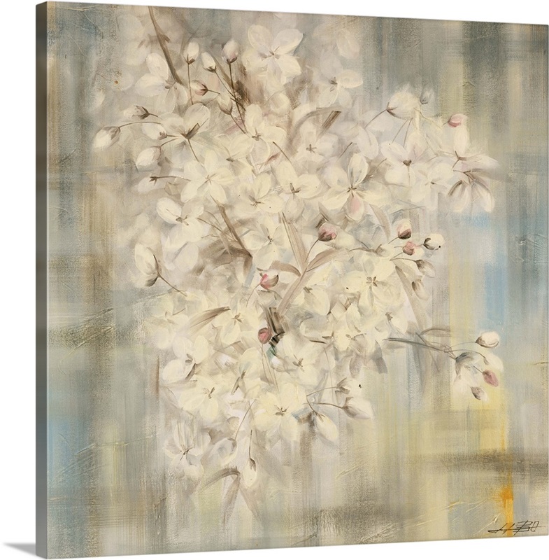 White Cherry Blossom I Great Big Canvas
