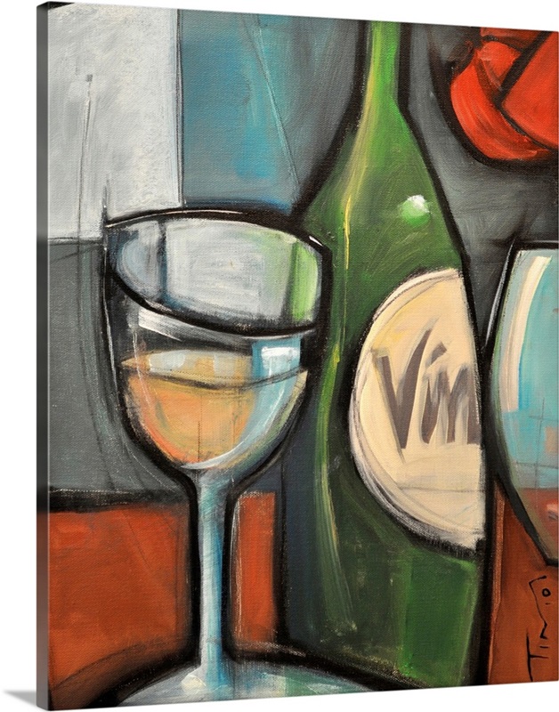 White Wine Great Big Canvas