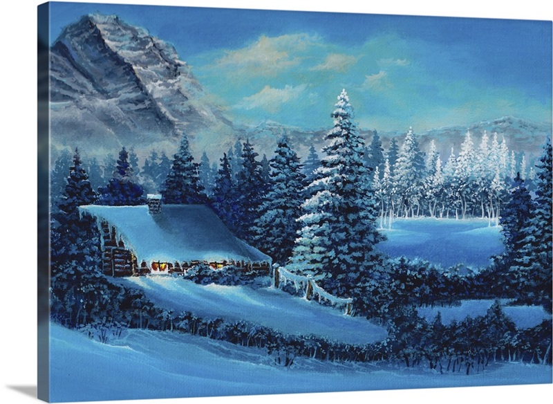 Winter Scene Wall Art, Canvas Prints, Framed Prints, Wall Peels | Great