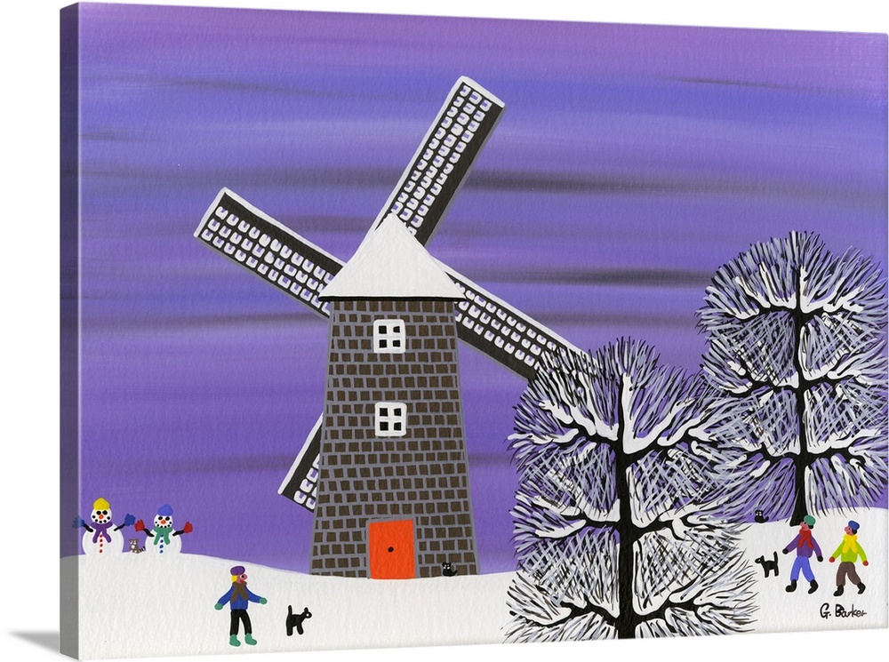 Winter Windmill