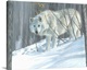 image thumbnail of Wolf portrait winter snow.