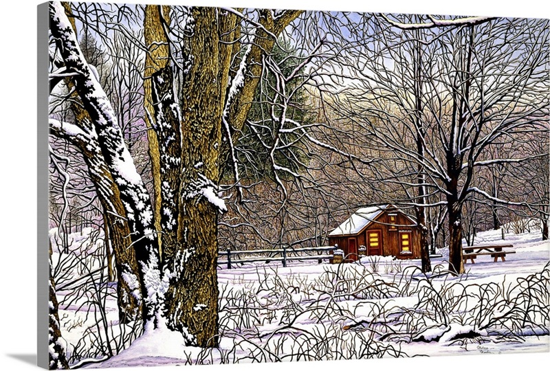 Woodland Winter | Great Big Canvas