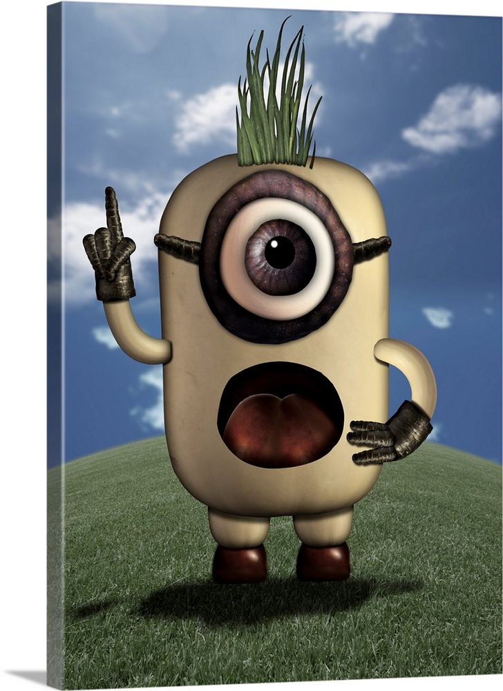 Based on the minion characters, this is a pinion. A humorous character that always has at least one opinion.