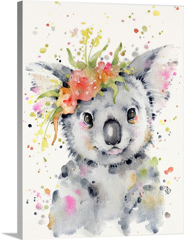Little Koala Wall Art, Canvas Prints, Framed Prints, Wall Peels Great