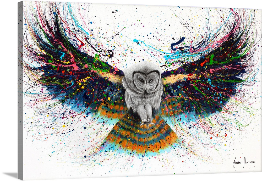 Hypnotic Twilight Owl