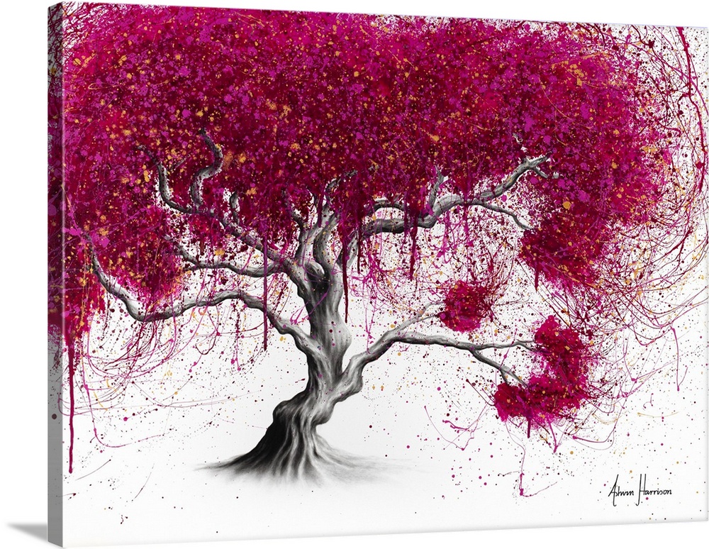 Magenta Kissing Tree