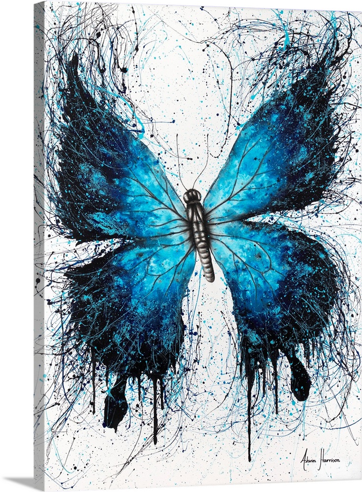 The Butterfly Blue Wings