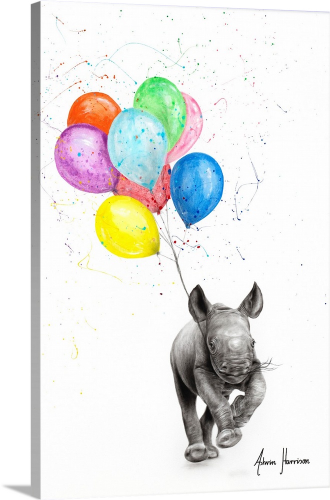 The Rhino And The Balloons
