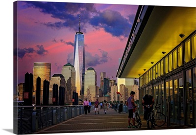 Freedom Tower View From New Jersey
