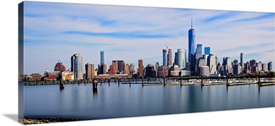 Lower Manhattan Panoramic View From New Jersey