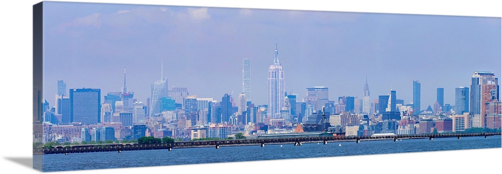 Manhattan Skyline View From Liberty State Park