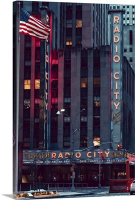 Radio City Hall At Night