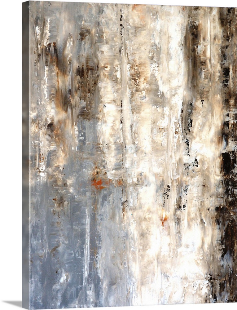 Brown and Grey Abstract Wall Art, Canvas Prints, Framed Prints, Wall