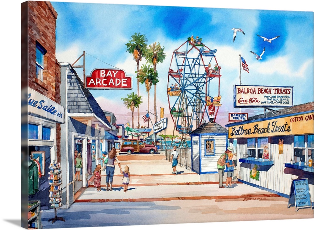 Used CA Wooden Tokens 2 Vintage Balboa Fun Zone Newport Beach