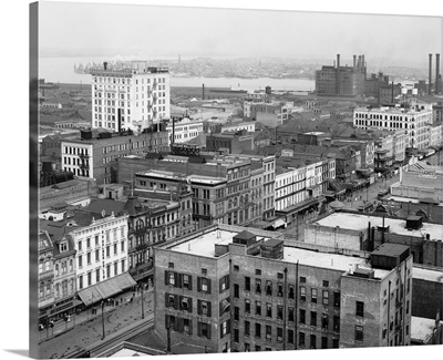 Vintage photograph of Panorama of New Orleans, Louisiana