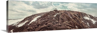 Vintage photograph of The Summit of Pikes Peak, Colorado