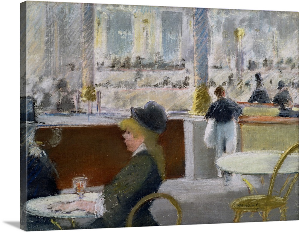 A Cafe, Place du Theatre Francais, c.1877-78