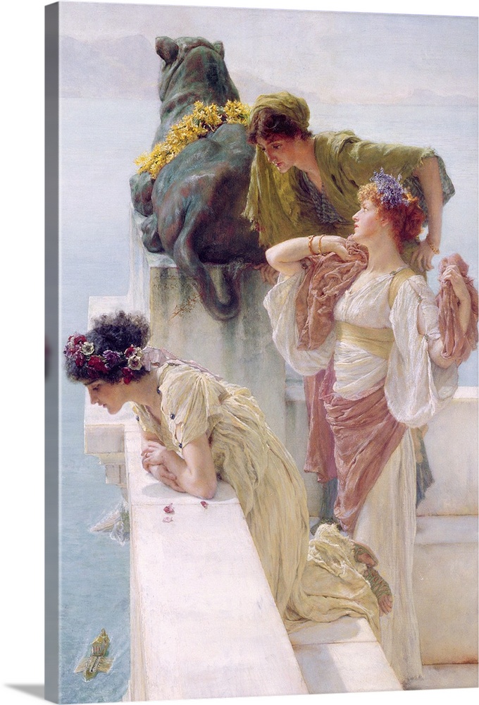 RA10793 A Coign of Vantage, 1895 (oil on canvas) by Alma-Tadema, Sir Lawrence (1836-1912); 64.2 x 45 cm cm; Private Collec...