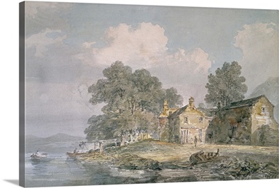 A Farmhouse by a Lake in the Lake District, c.1797