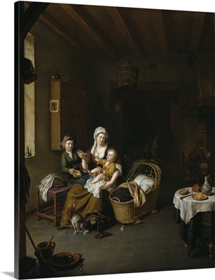 A Mother Feeding her Child, 1707