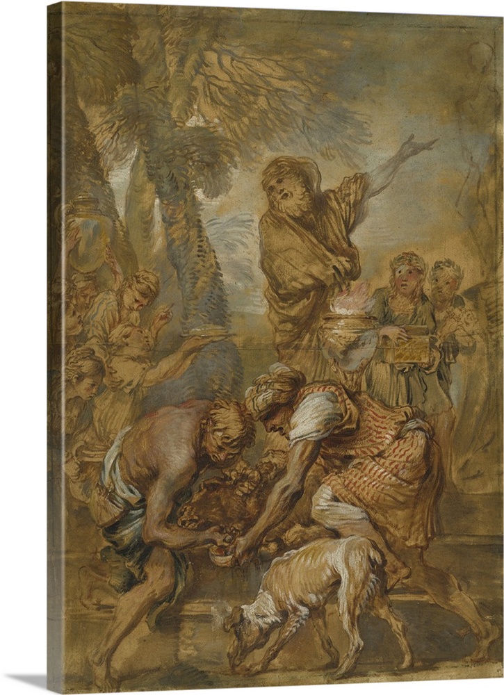 A Pagan Sacrifice, c.1645-50, oil on paper.