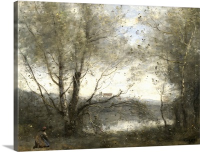 A Pond Seen Through the Trees, c.1855-65