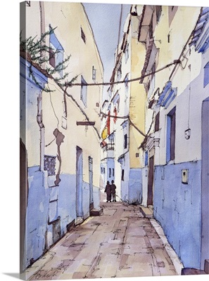 A Quiet Walk, Chefchaouen, Morrocco, 2024