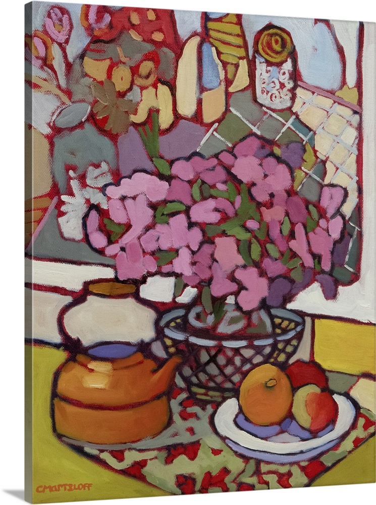 A serendipitous collection, 2021. (Originally an oil painting.)