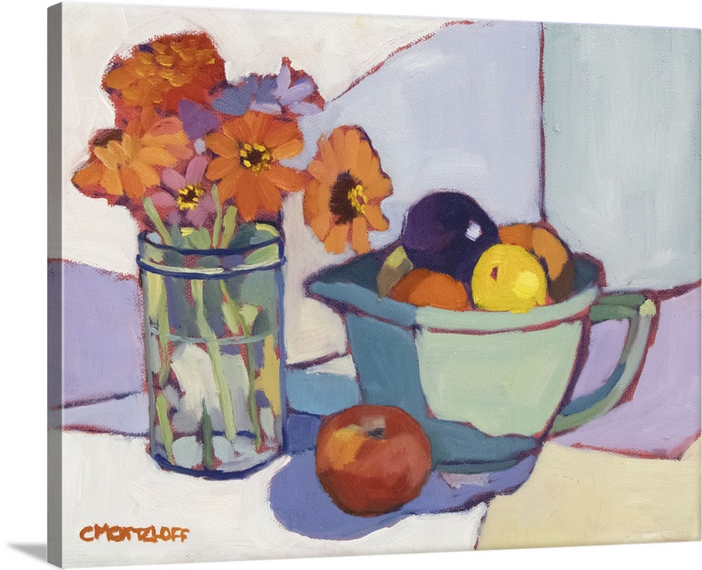 A summer afternoon, 2024. (Originally an oil painting.)