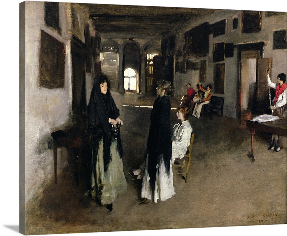 CLK339903 Credit: A Venetian Interior, c.1880-82 (oil on canvas) by John Singer Sargent (1856-1925)Sterling