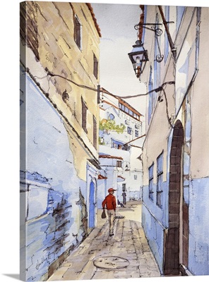 A Visitor, Chefchaouen, Morocco, 2024