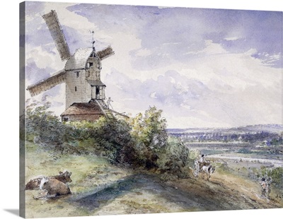A Windmill At Stoke By Nayland, Near Ipswich, Suffolk, 1814