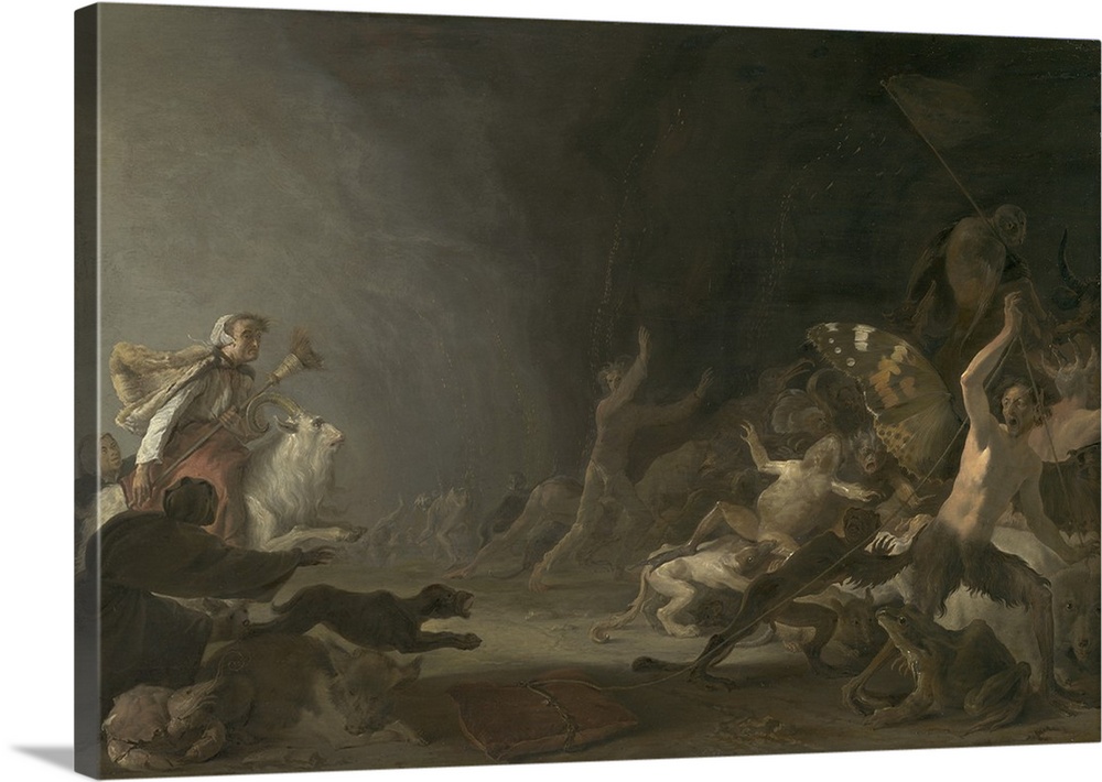 A Witches' Sabbath, c.1650, oil on panel.