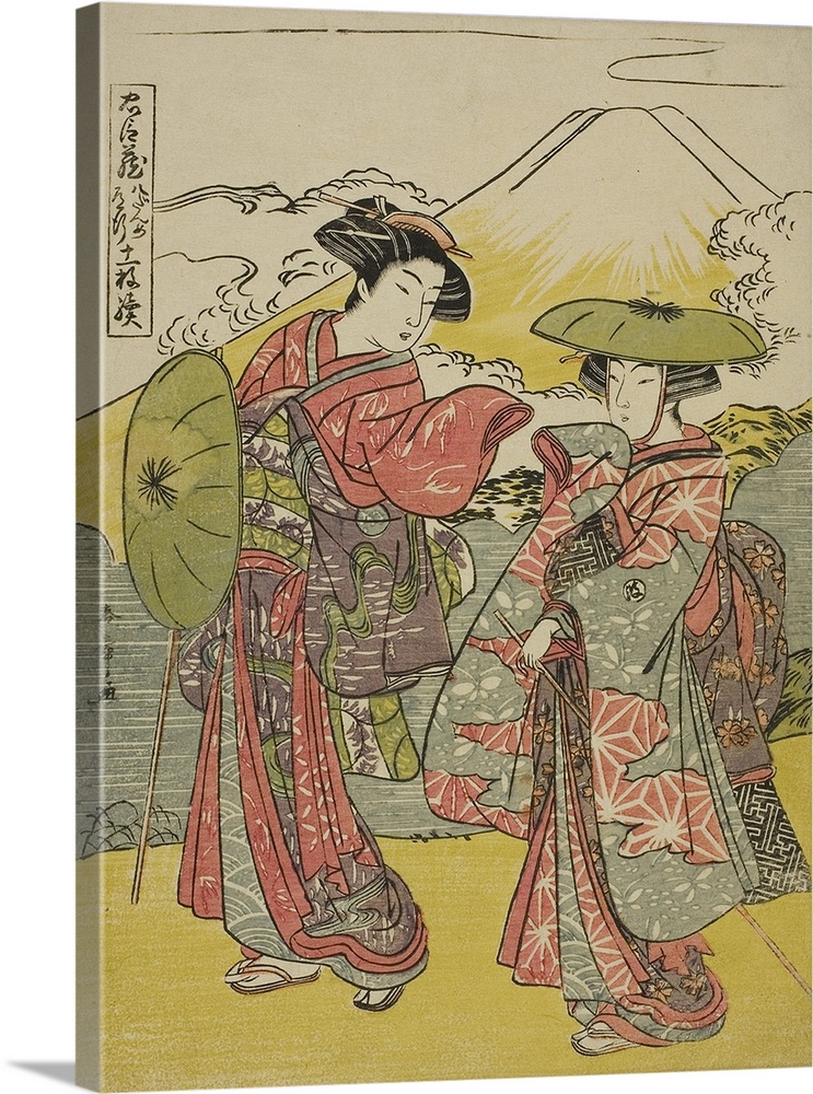Act Eight: Bridal Journey from the play Chushingura, Treasury of Loyal Retainers, c.1779-80, colour woodblock print; chuban.