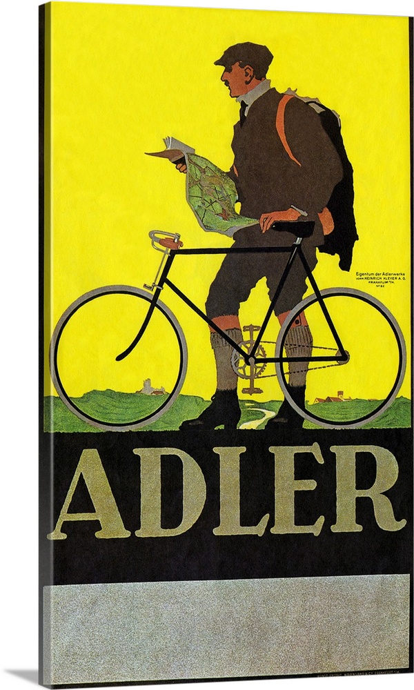 Adler bicycles advertisement, early 1900s.