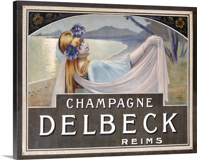 Advertisement for Champagne Delbeck
