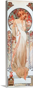 Advertising Poster By Alphonse Mucha For The Perfume Sylvanis Essence 1899 image thumbnail