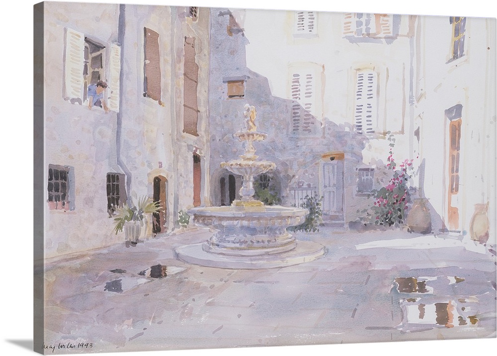 LUW131353 After Rain, Tourrette, 1993 (w/c on paper) by Willis, Lucy (Contemporary Artist); 43.2x61 cm; Private Collection...