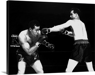 American Boxer Joe Louis Fighting With Billy Conn, 1946