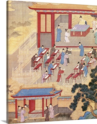 An Ancient Chinese Public Examination, facsimile of original Chinese scroll