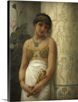 An Egyptian Girl With A Sistrum, 1886