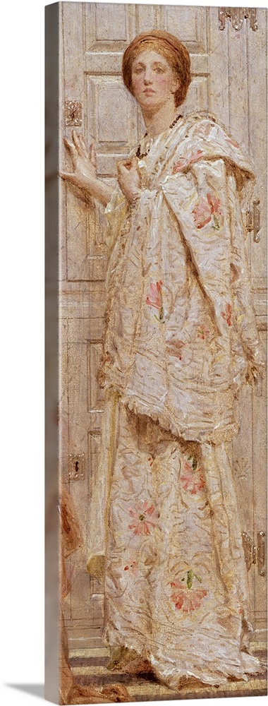 BAL13747 An Embroidery  by Moore, Albert Joseph (1841-93); oil on canvas; Roy Miles Fine Paintings; English, out of copyright