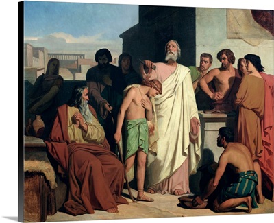 Anointing of David by Samuel, 1842
